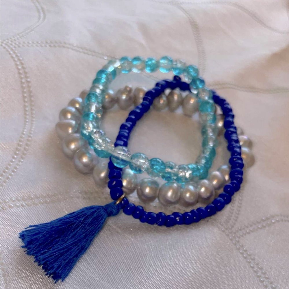 Stretchy Handmade 3 bracelet combo